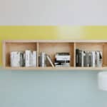 Modern Wall Cabinet Storage Display Shelf Open Shelving Light Oak Sonoma Oak - Kaspian