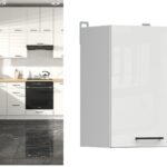 narrow kitchen wall unit 400mm kitchen cabinet white gloss storage cupboard
