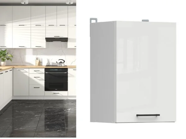 narrow kitchen wall unit 400mm kitchen cabinet white gloss storage cupboard