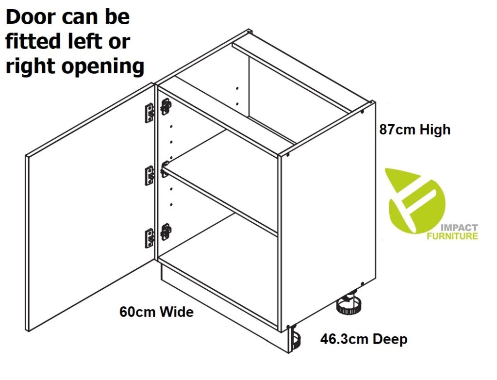 Kitchen Cabinets Cupboards 12 Unit Slim 400 Larder Oven Housing DIY Set 280cm Light Grey Gloss - Star