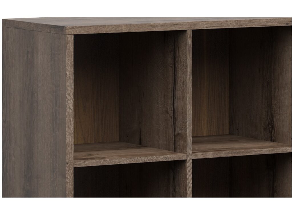 Modern Large Cube Storage Unit Room Divider Bookshelf 16 Square Shelf Open Display Shelving - Nepo