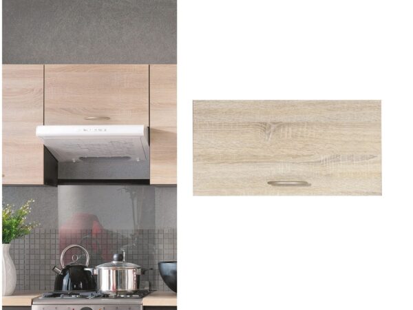 bridging unit kitchen cabinet Junona sonoma oak effect finish 1 lift up door collage