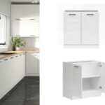 kitchen base unit 800mm kitchen cabinet white gloss budget affordable kitchen furniture