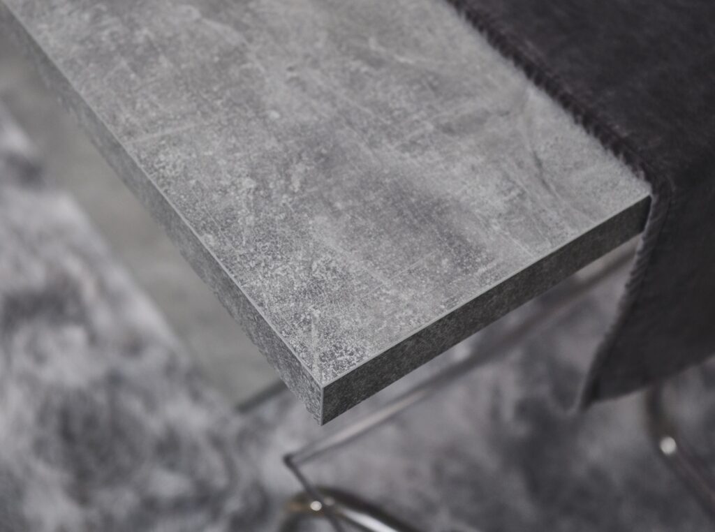 Christmas Dining Table Extending Grey White Festive Kitchen Dinner Table 6 8 Seater Pedestal V leg - Masy