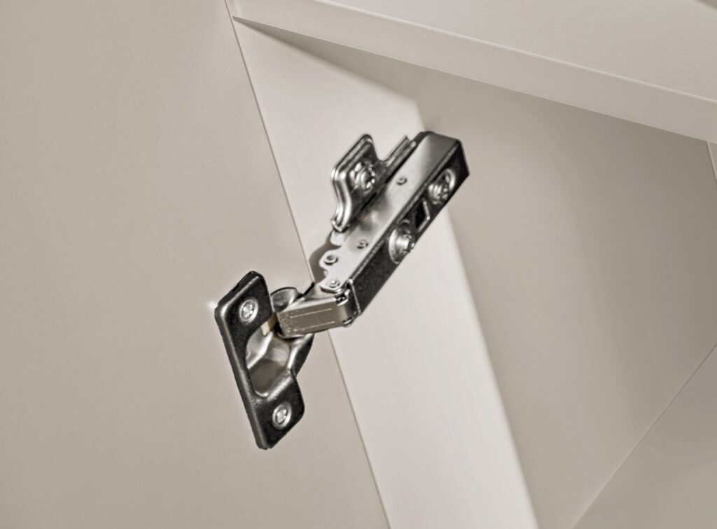 Bathroom Double Vanity Unit 4 Drawer Beige Floating Wall Sink Cabinet 120cm Countertop Fluted Fronts - Adel