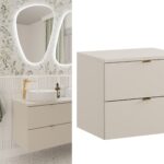 600mm bathroom vanity beige dalia with worktop CROP