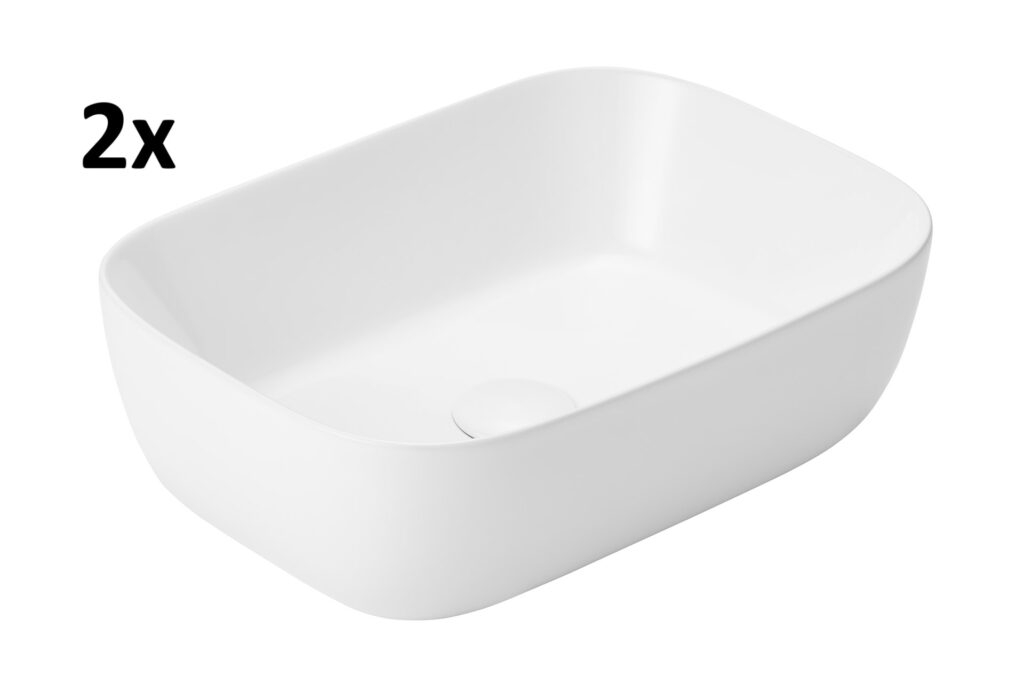 Double Vanity Unit with Basin Fluted Beige Floating Wall Hung Bathroom Sink Cabinet 1200mm Countertop - Adel