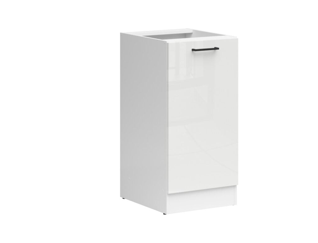 Kitchen Corner Set 11 Cabinets Units White Gloss Modern Freestanding Cupboards Complete DIY Fitted Kitchen - Junona
