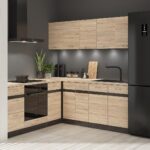 corner kitchen cabinet set L shaped kitchenette SONOMA Junona Nar 1 RIGHT