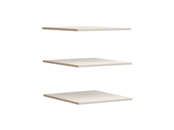 Shelving Inserts for Wardrobe Quadruple Storage Unit Cashmere beige effect Anga SIDE