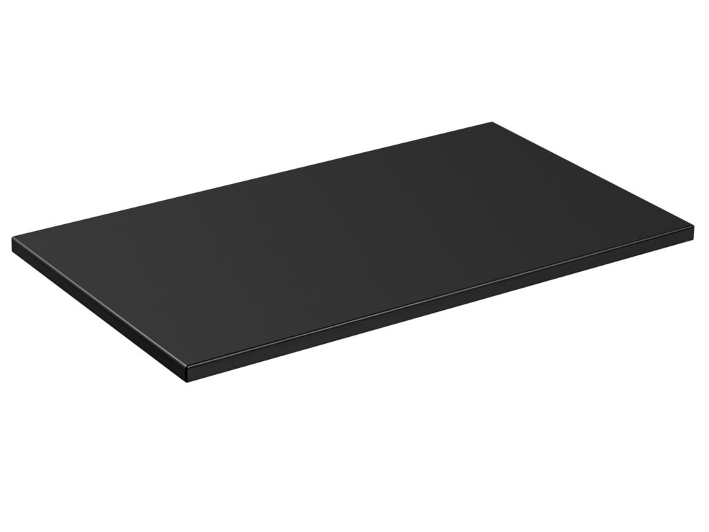 Bathroom Worktop 800mm Black Effect Countertop for 800mm Vanity Wall Hung Unit - Adel