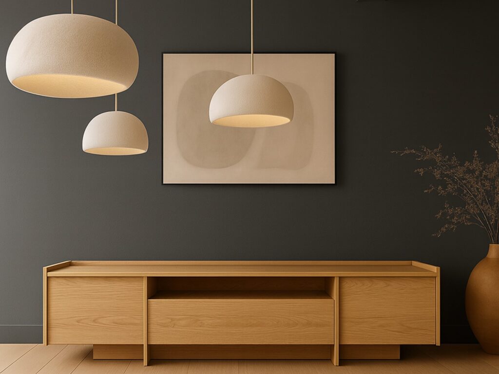 Extra Large TV Unit Storage Cabinet 200cm Modern Large Living Room Unit Washed Light Oak Handleless - Japandi