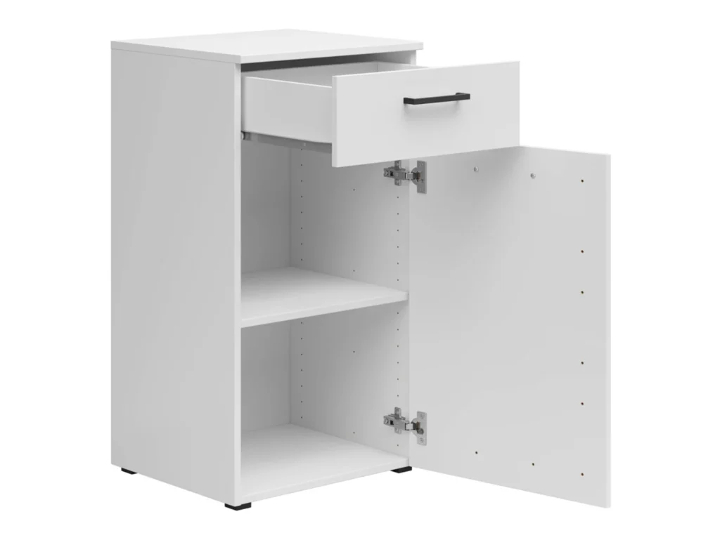 Narrow Storage Cabinet Small Drawer Slim Unit White Space Saving Lounge Living Room Furniture Multi