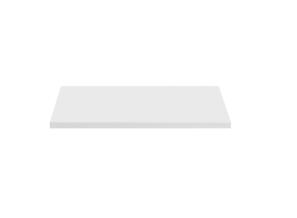 Bathroom Worktop 600mm White Effect Countertop for 600mm Vanity Wall Hung Unit - Cara