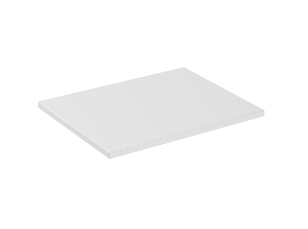 Bathroom Worktop 600mm White Effect Countertop for 600mm Vanity Wall Hung Unit - Cara