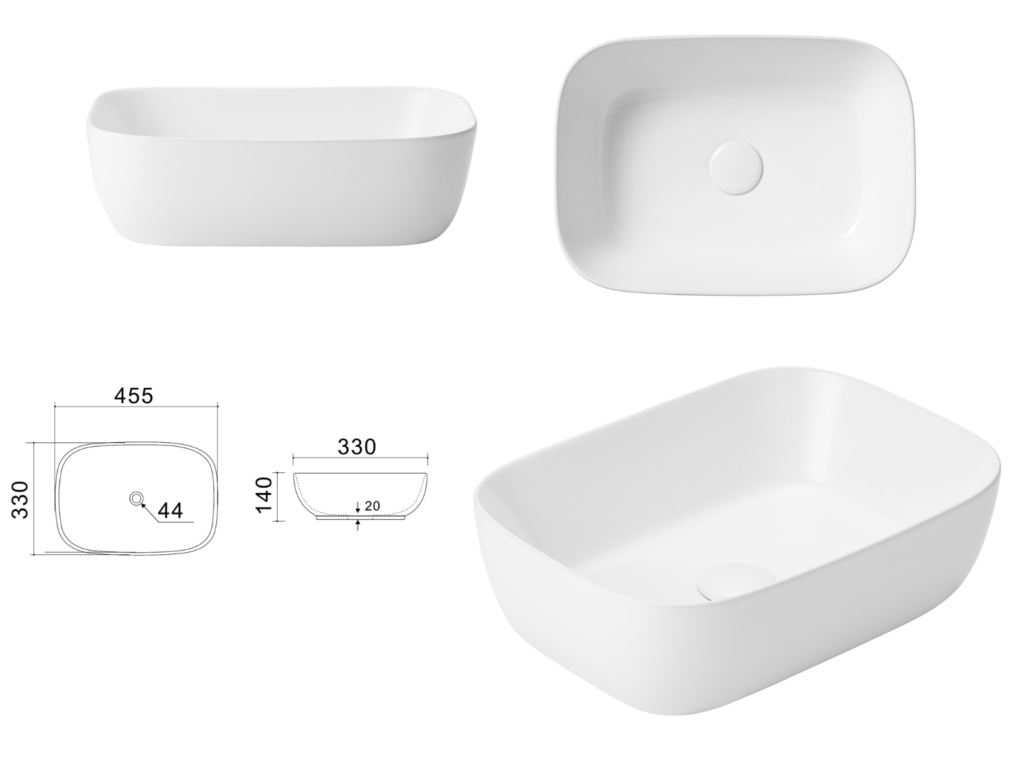 Black Bathroom Vanity Unit Oak Countertop with Basin 800mm Ribbed Fluted Wall Hung Floating Cabinet - Adel