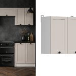 600mm kitchen wall cabinet beige cashmere unit cupboard affordable shaker kitchen