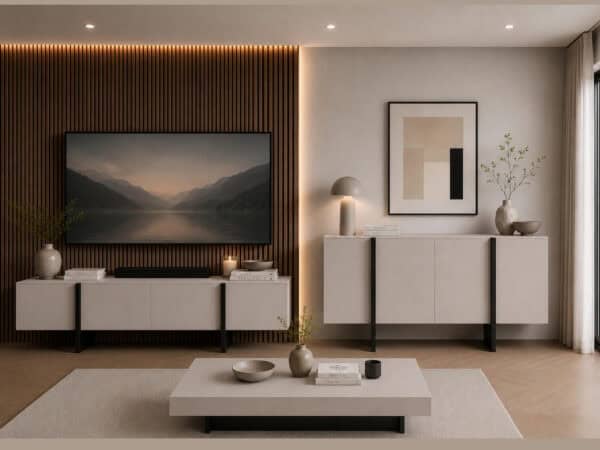 modern living room furniture beige sideboard tv cabinet set