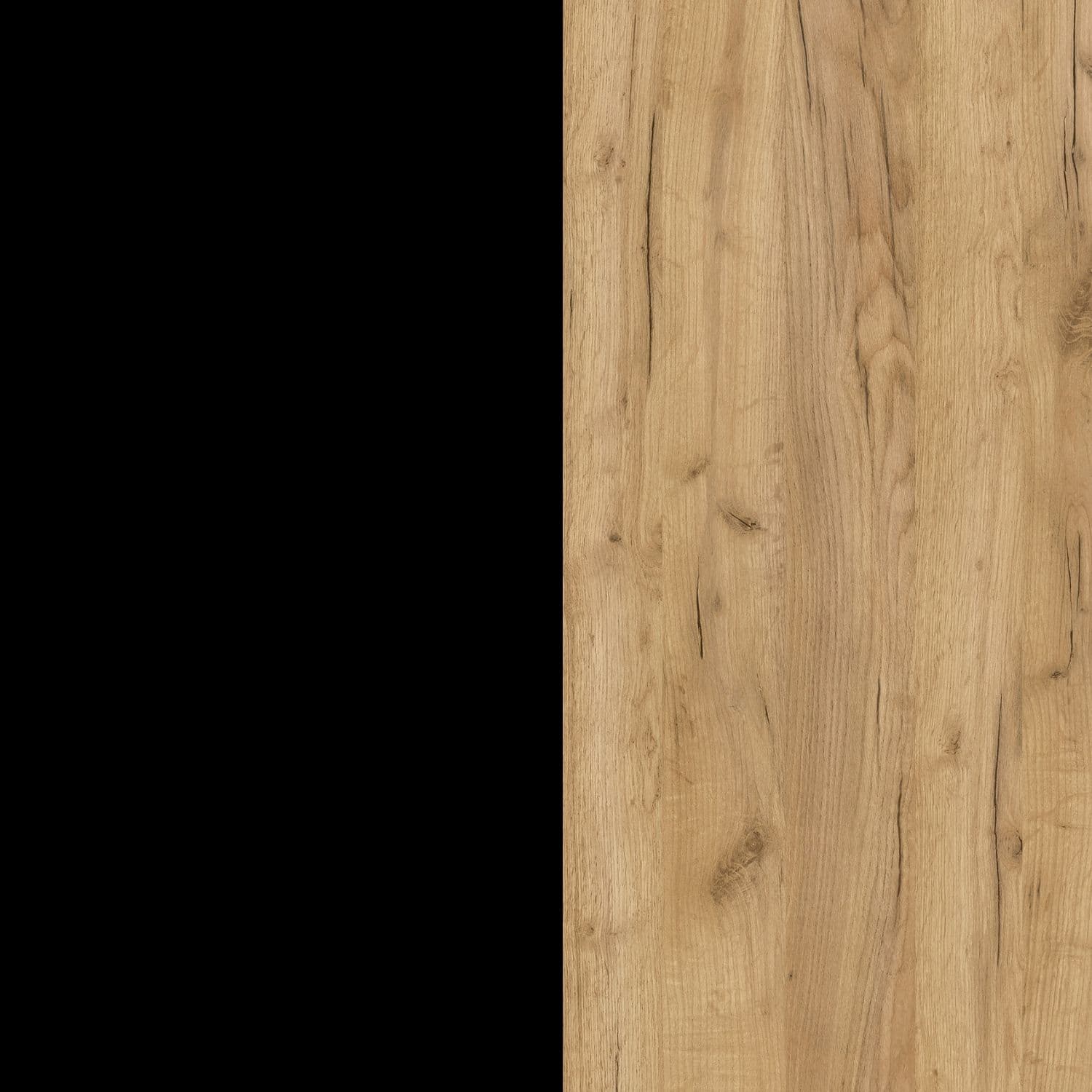 Gold Craft Oak / Black Matt
