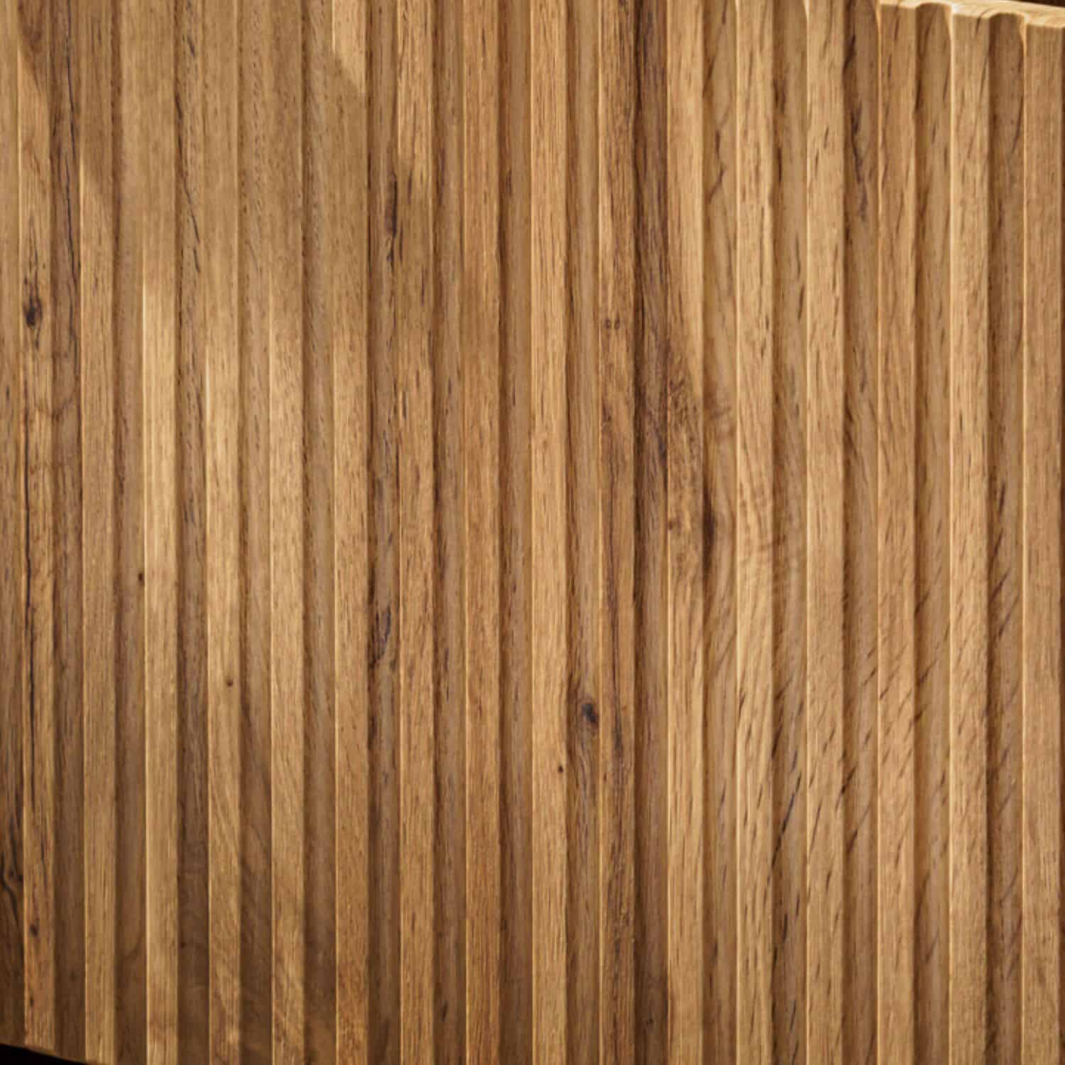 Fluted Ribbed Oak