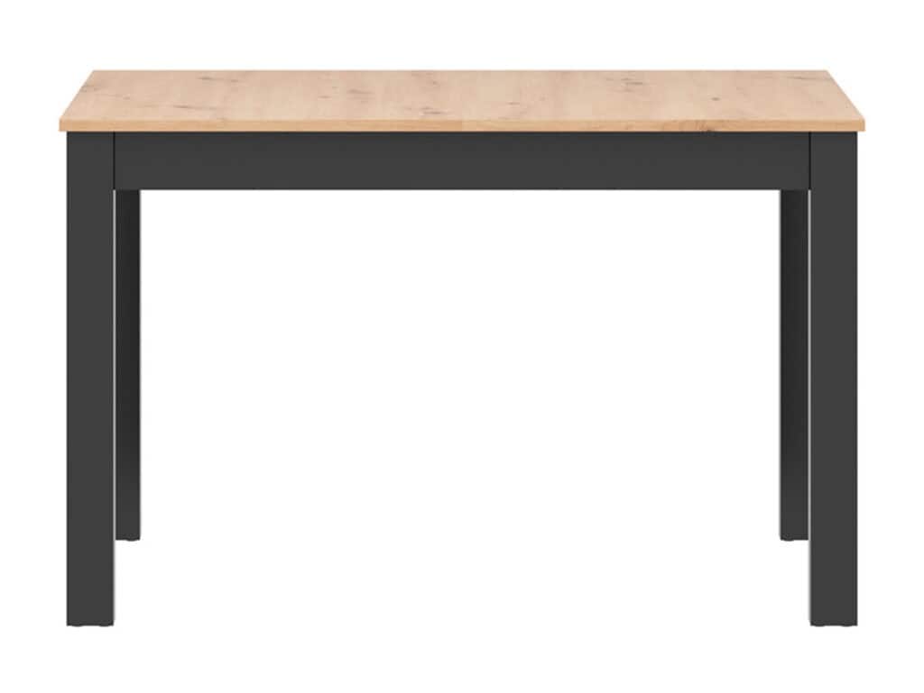 Small Dining Table Oak Black Compact Narrow Slim 4 6 Seater Extendable 100 to 140cm – Ramen Mini