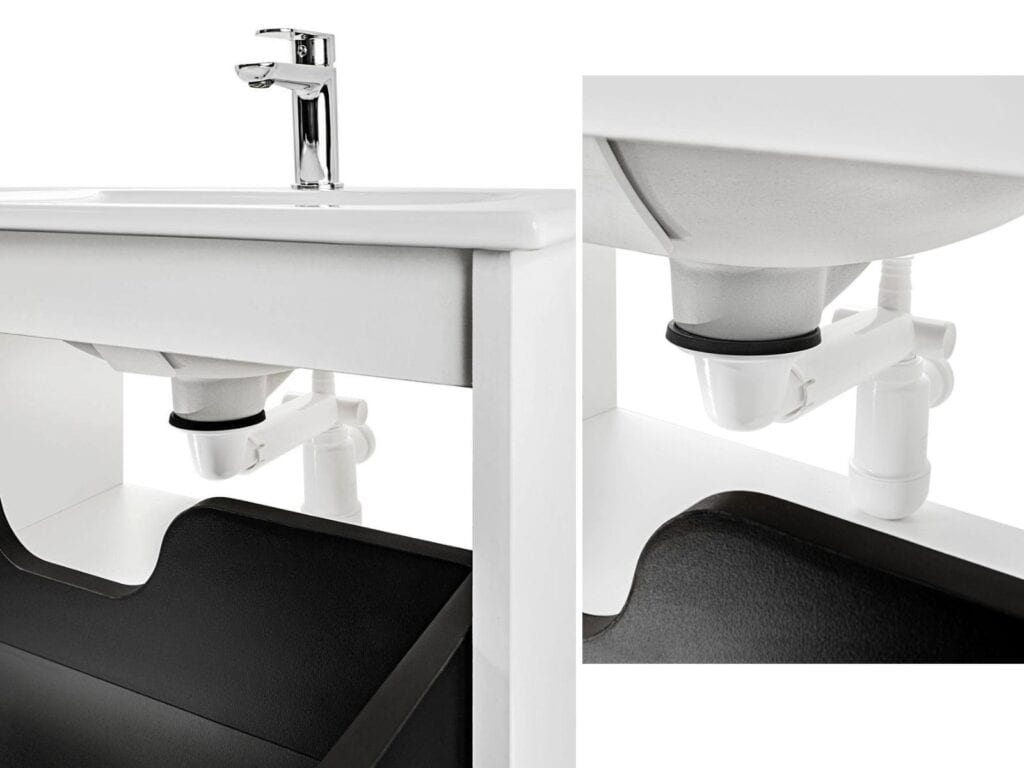 Space Saving Basin Trap Telescopic Waste Syphon Slimline Sink Plumb Kit - Preloc